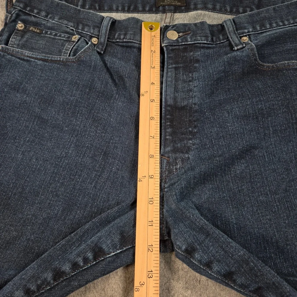 Polo Ralph Lauren Hampton Jeans Mens Blue 38x32 (39x30) Relaxed Straight Dark